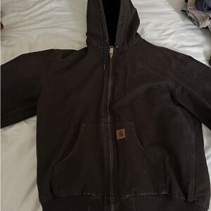 Vintage Brown Carhartt Zip Up